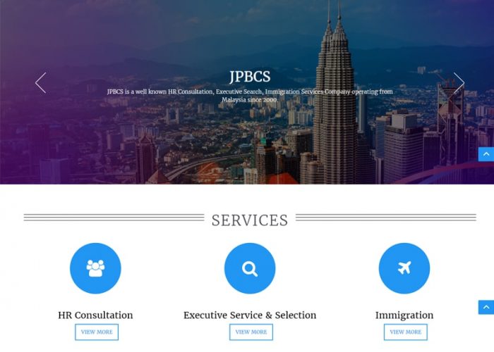 Web Design for HR Consulting Company