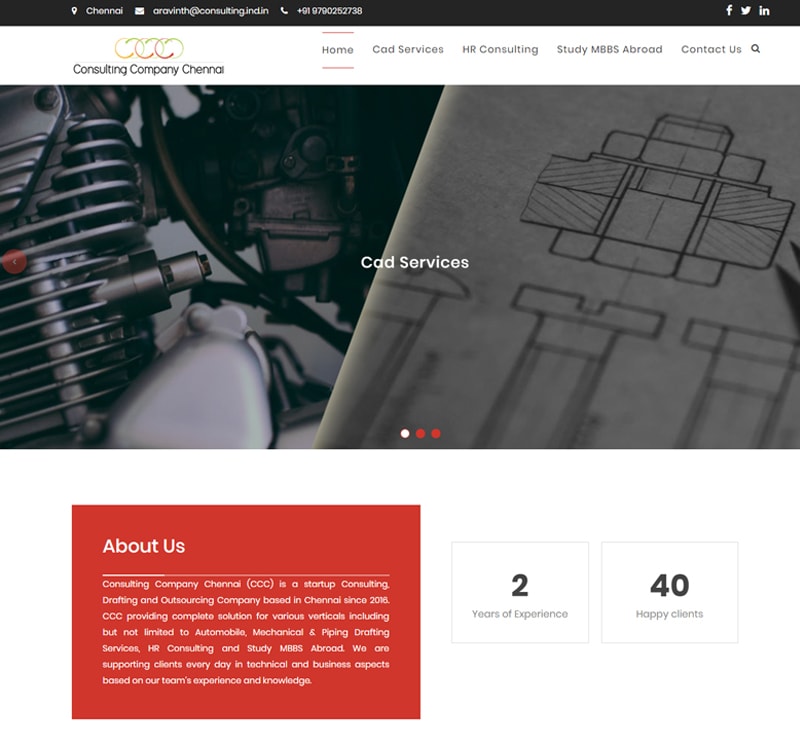 Website Design for CCC